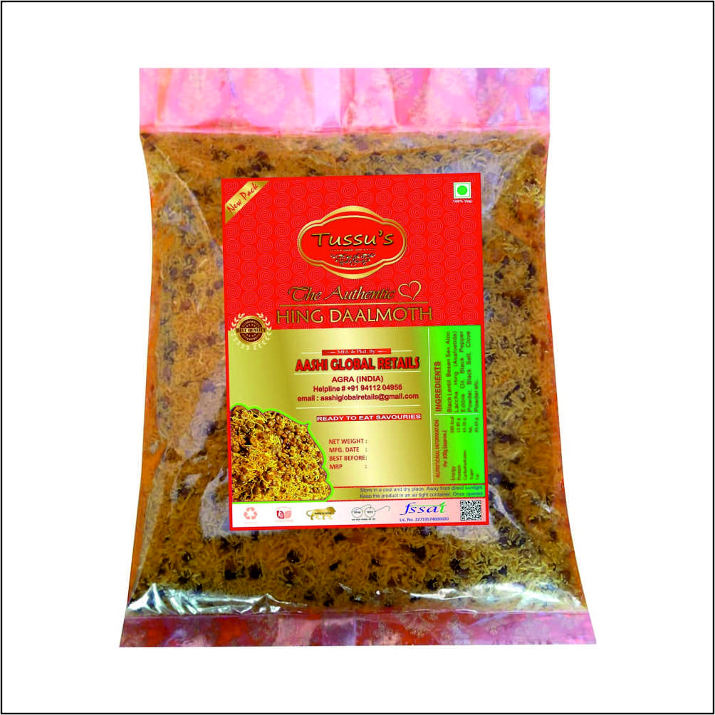 Farrukhabad's Famous Hing Flavour Daalmoth |Tea Time Snacks (400 Gms)