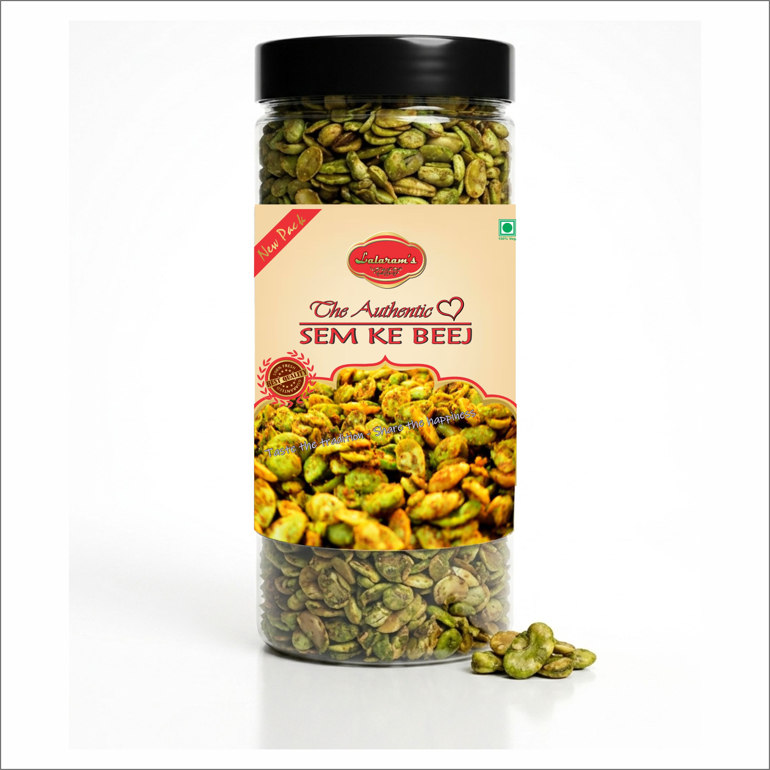 Farrukhabad's Famous Sem Ke Beej by Lalaram's | No Added Preservatives | No Added Colour | 400 Gramas Pack